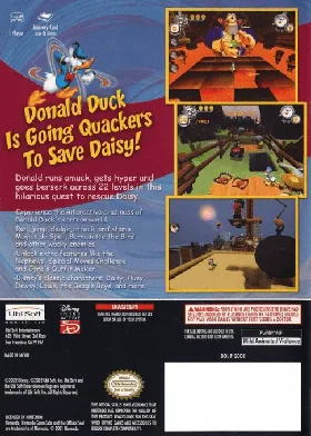 Disney's Donald Duck - Goin' Quackers box cover back